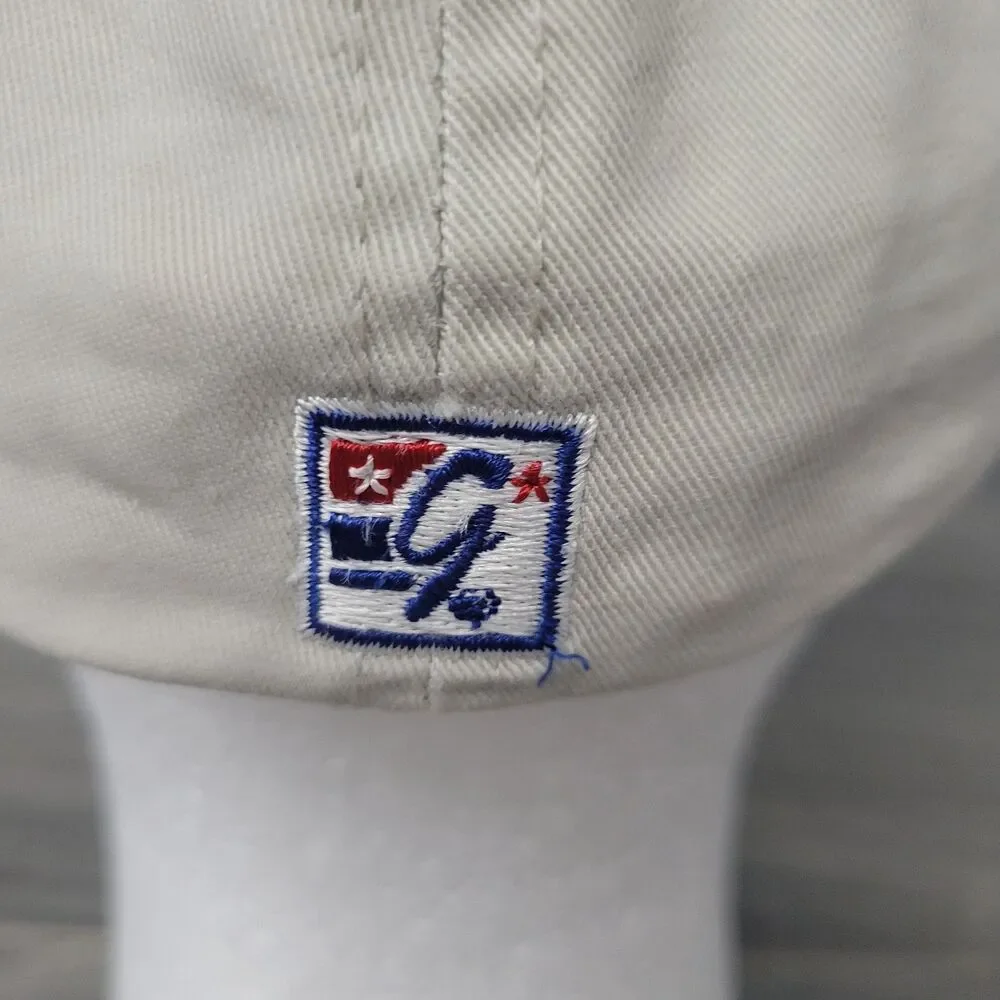 VTG 1995 Headwear By The Game Mens Duke Basketball Fitted Cap Hat Cream 7 1/4